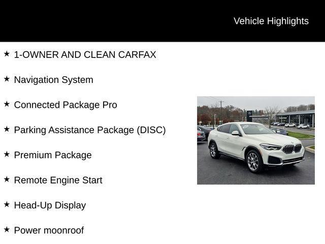 used 2023 BMW X6 car, priced at $43,877