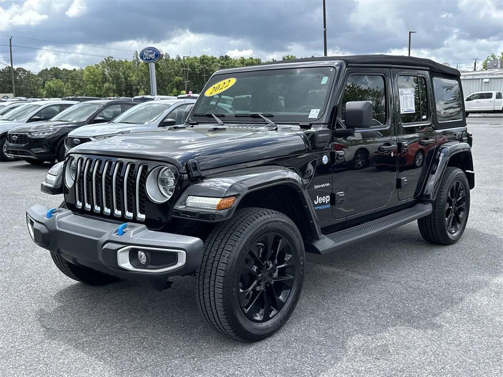 used 2022 Jeep Wrangler Unlimited 4xe car, priced at $35,462