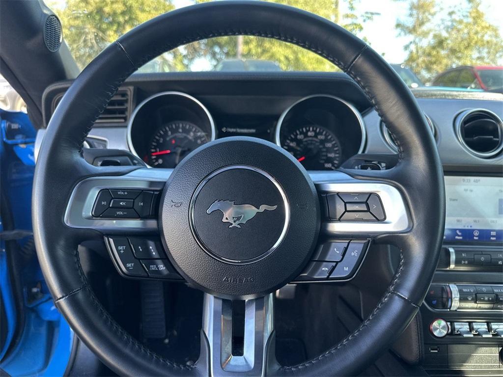 used 2022 Ford Mustang car, priced at $40,491