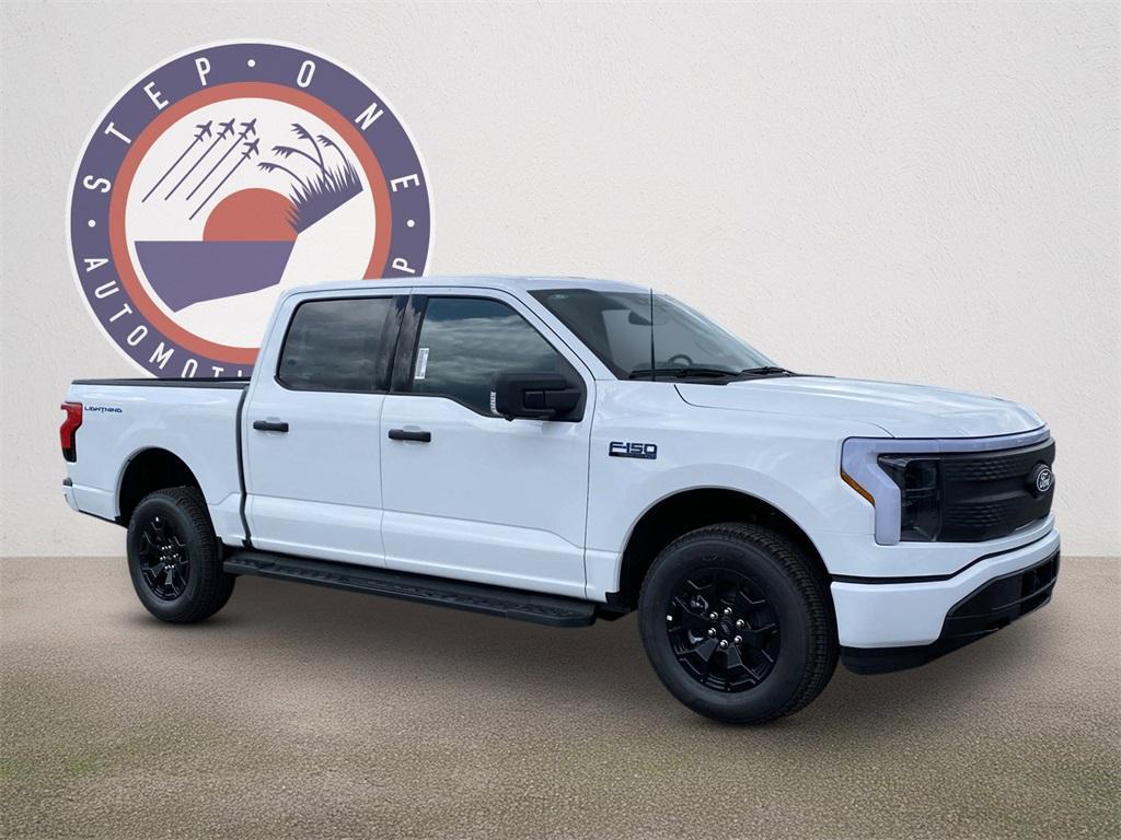 new 2025 Ford F-150 Lightning car, priced at $64,050