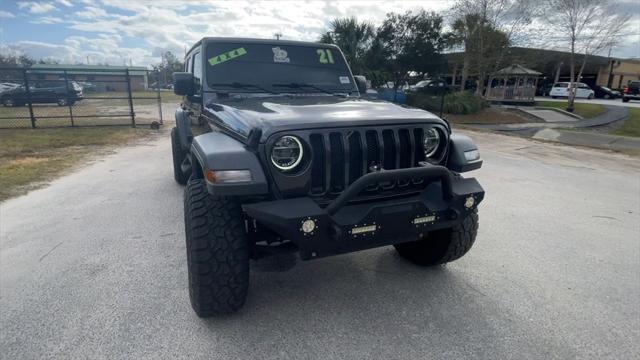 used 2021 Jeep Wrangler Unlimited car, priced at $32,995