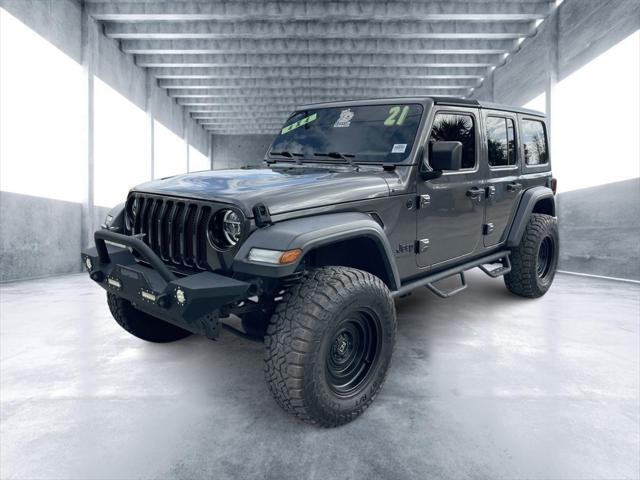 used 2021 Jeep Wrangler Unlimited car, priced at $32,995