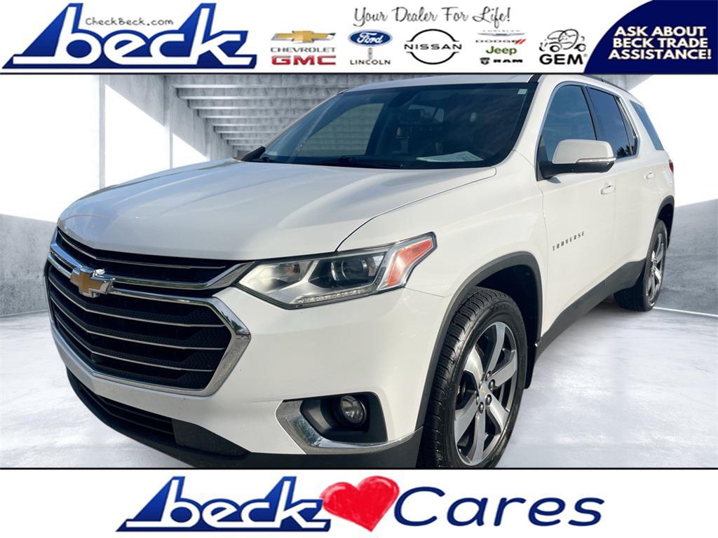 used 2021 Chevrolet Traverse car, priced at $24,608