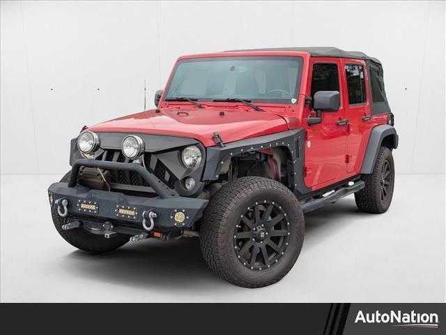 used 2014 Jeep Wrangler Unlimited car, priced at $16,788