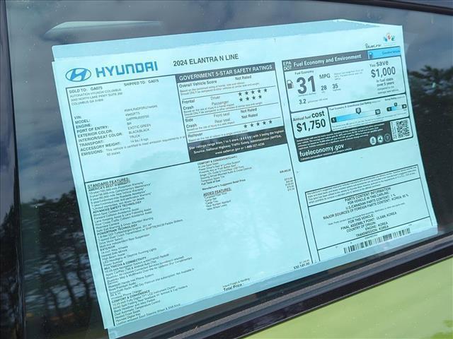 new 2024 Hyundai Elantra car, priced at $28,089