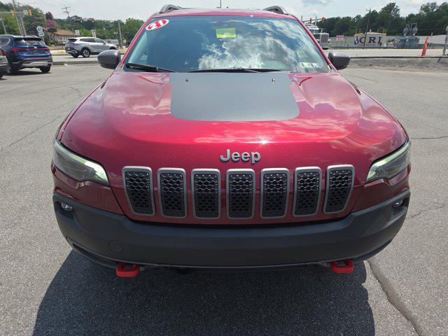 used 2021 Jeep Cherokee car, priced at $25,890