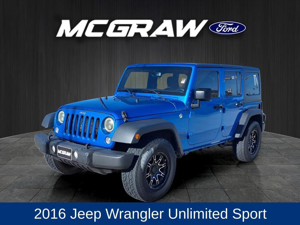 used 2016 Jeep Wrangler Unlimited car, priced at $17,755