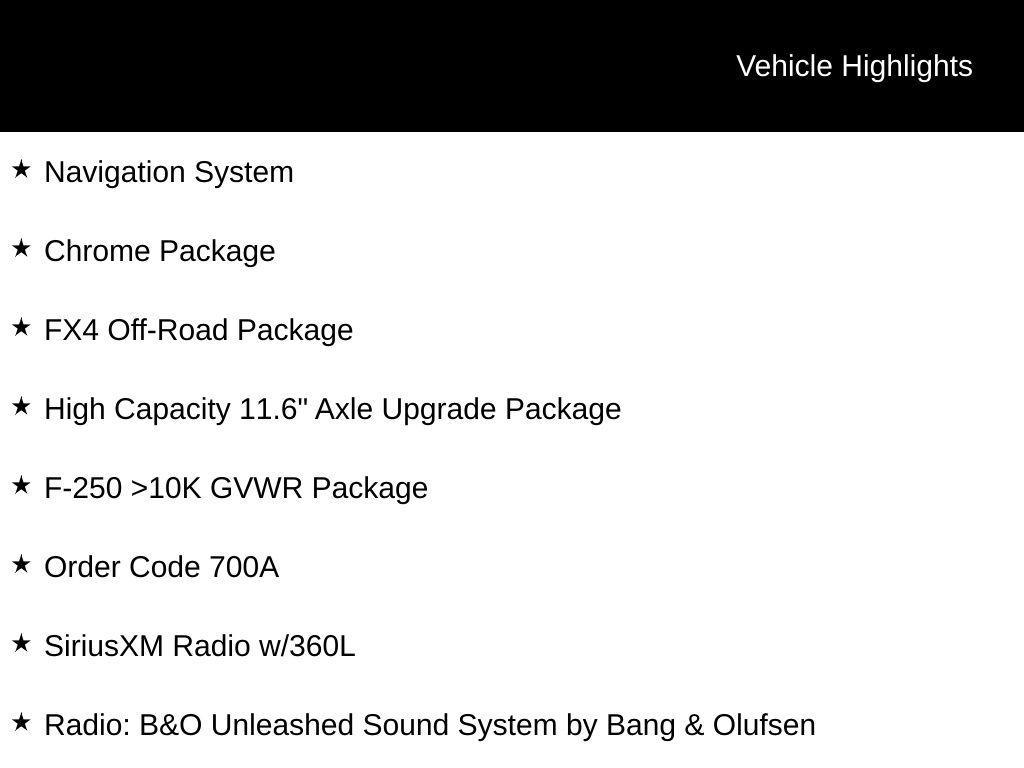 new 2025 Ford F-250 car, priced at $92,618