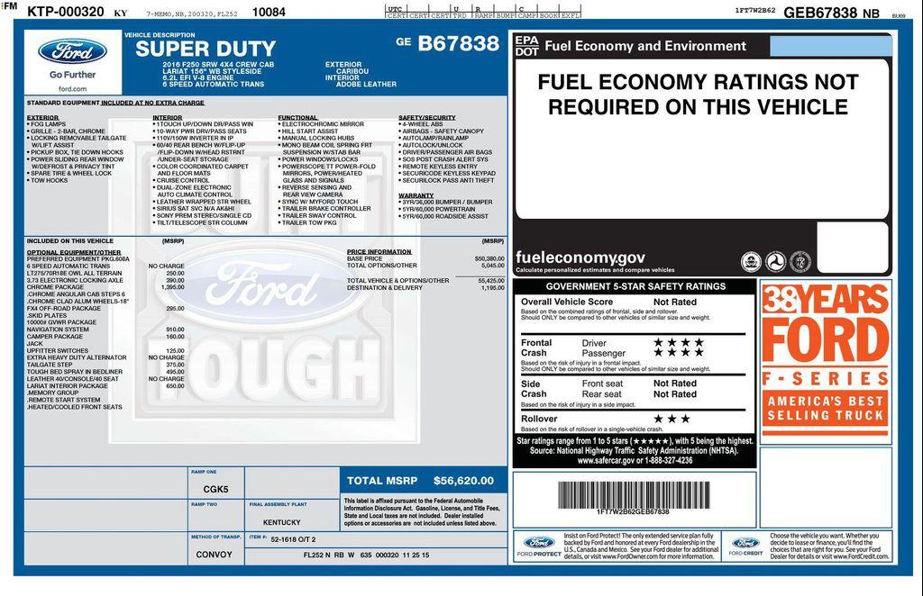 used 2016 Ford F-250 car, priced at $32,386