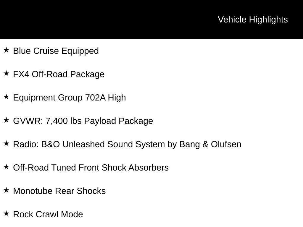 new 2025 Ford F-150 car, priced at $78,990