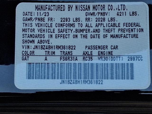 used 2024 Nissan Z car, priced at $45,399