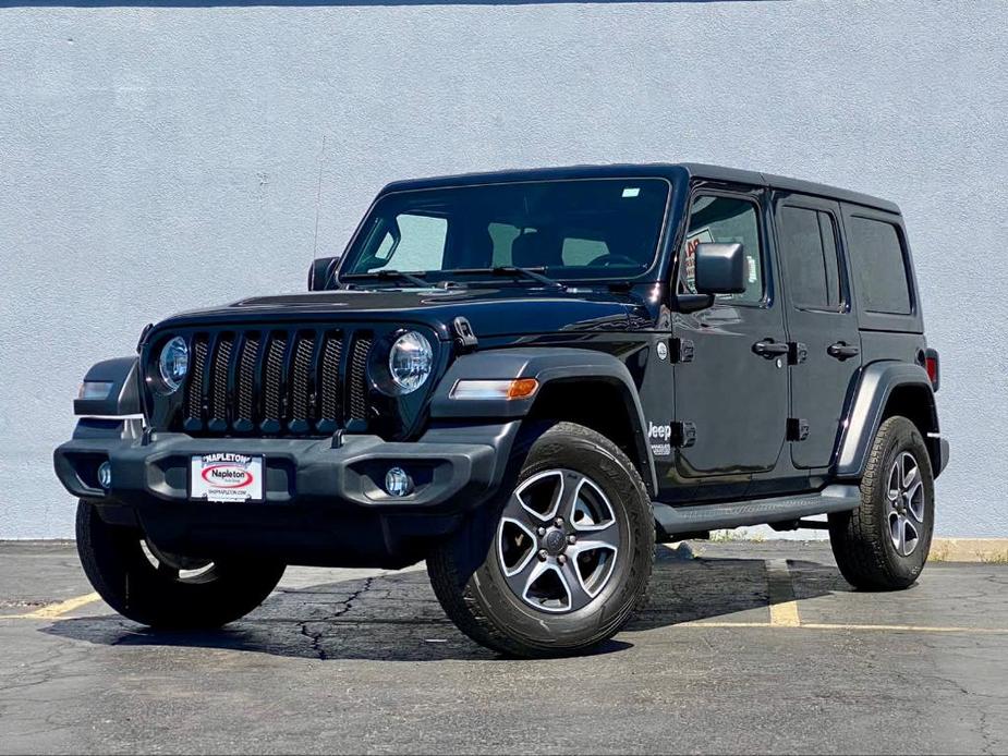 used 2020 Jeep Wrangler Unlimited car, priced at $33,595