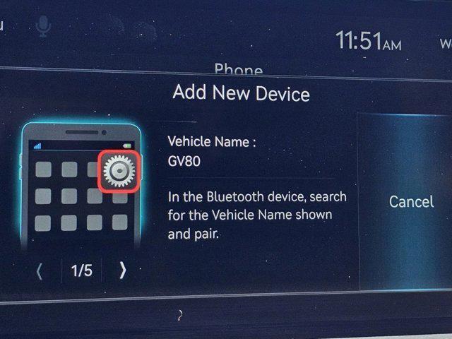 used 2023 Genesis GV80 car, priced at $49,588