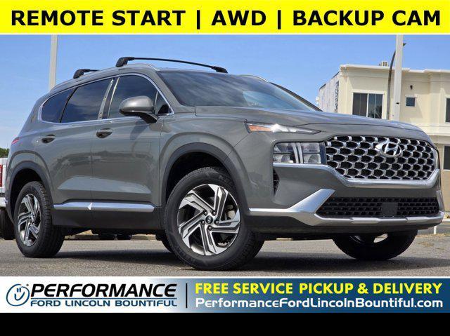 used 2022 Hyundai Santa Fe car, priced at $18,654
