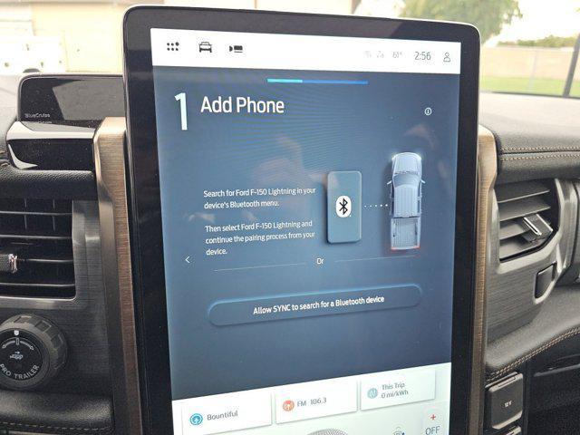 new 2025 Ford F-150 Lightning car, priced at $75,797