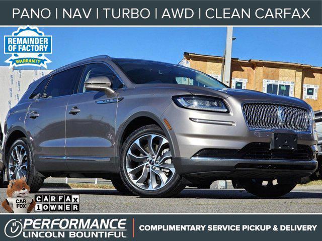 used 2021 Lincoln Nautilus car, priced at $35,088