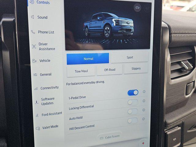 new 2025 Ford F-150 Lightning car, priced at $63,950