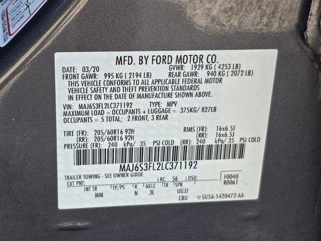 used 2020 Ford EcoSport car, priced at $11,994