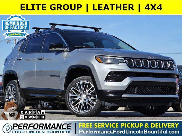 used 2022 Jeep Compass car, priced at $22,378