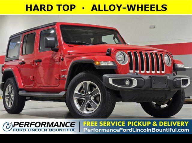 used 2020 Jeep Wrangler Unlimited car, priced at $27,582