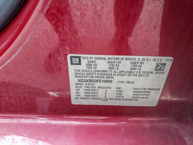 used 2015 Chevrolet Silverado 1500 car, priced at $19,355