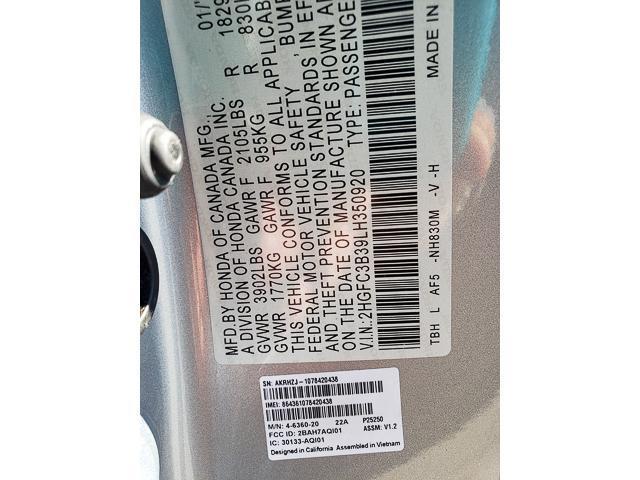 used 2020 Honda Civic car, priced at $17,744