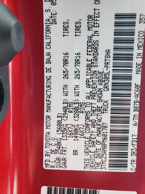 used 2023 Toyota Tacoma car, priced at $38,155