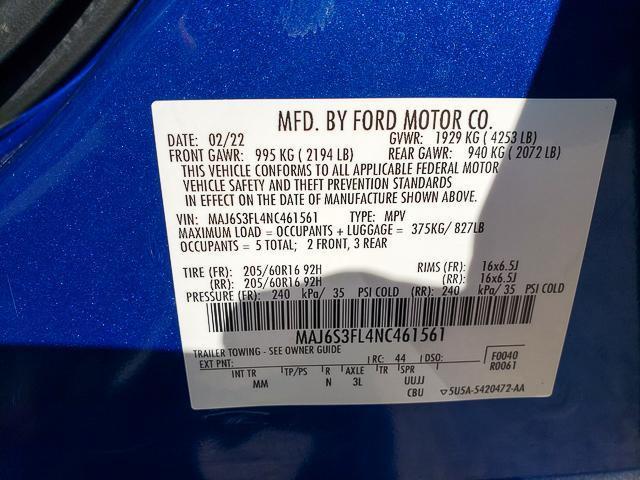 used 2022 Ford EcoSport car, priced at $16,985