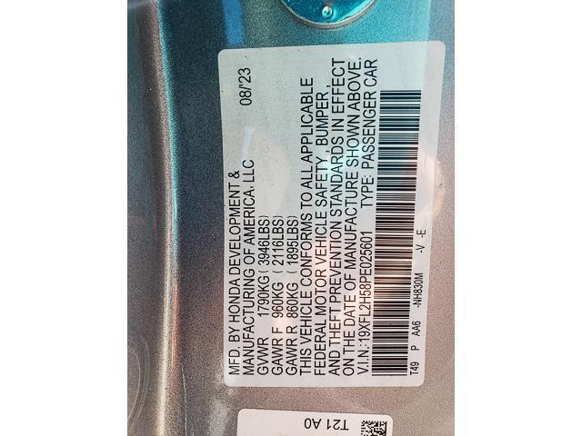 used 2023 Honda Civic car, priced at $20,921