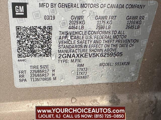 used 2019 Chevrolet Equinox car, priced at $14,277