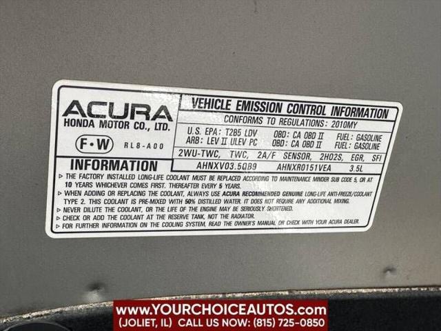 used 2010 Acura TSX car, priced at $9,277