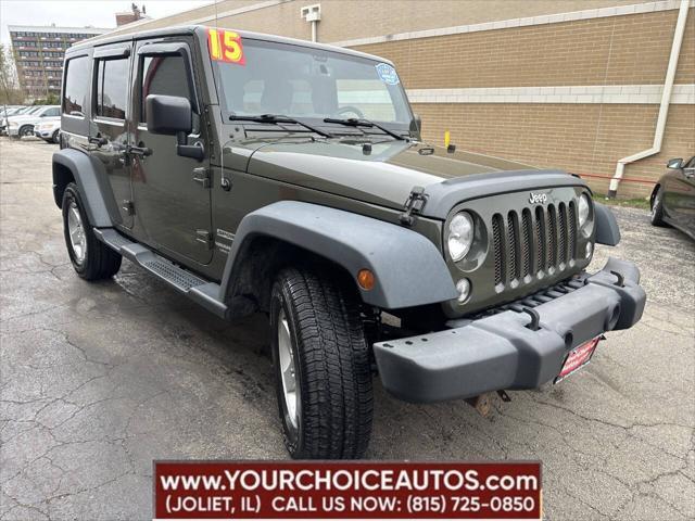 used 2015 Jeep Wrangler Unlimited car, priced at $16,777