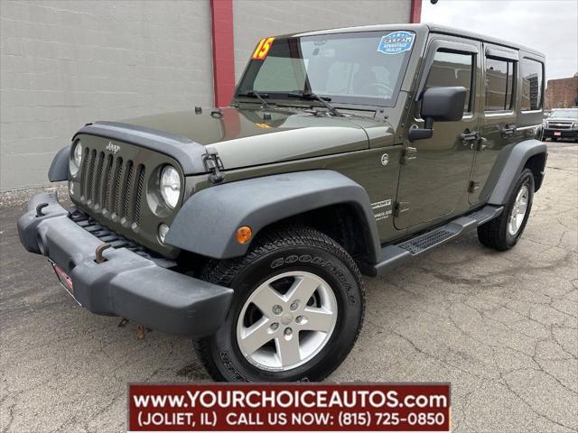 used 2015 Jeep Wrangler Unlimited car, priced at $16,777