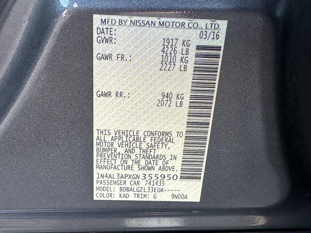 used 2016 Nissan Altima car, priced at $7,977