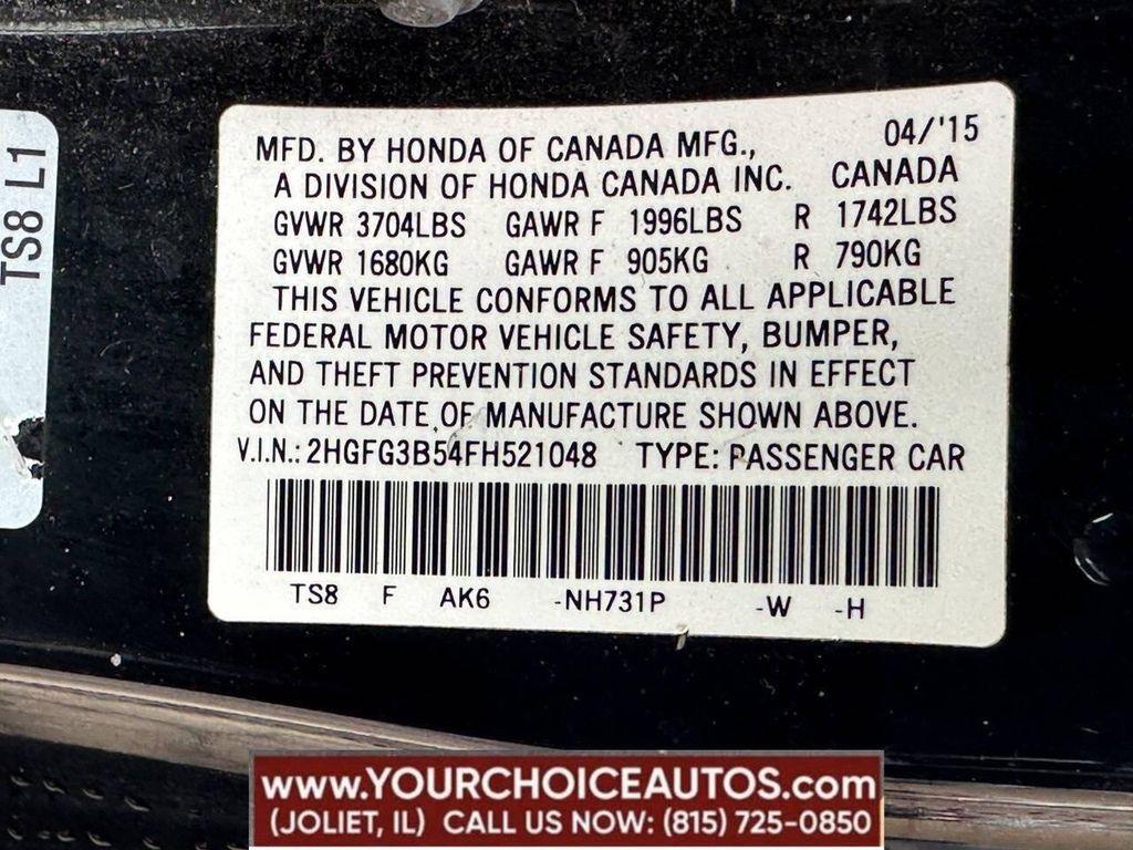 used 2015 Honda Civic car, priced at $8,277