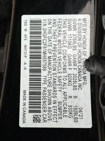 used 2021 Honda Civic car, priced at $19,977