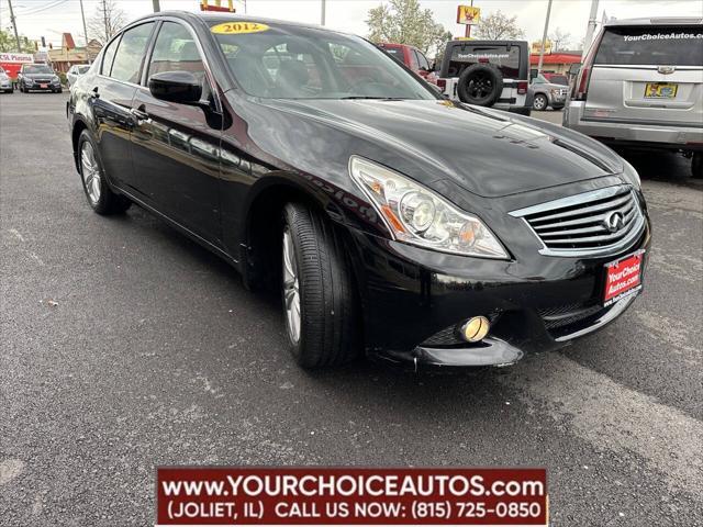 used 2012 INFINITI G25x car, priced at $9,477