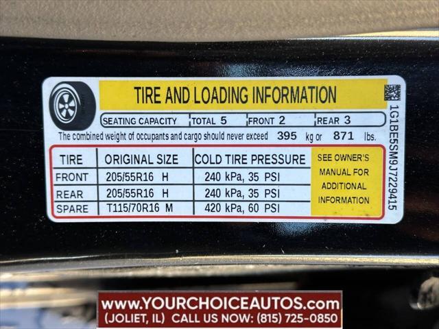 used 2018 Chevrolet Cruze car, priced at $10,977