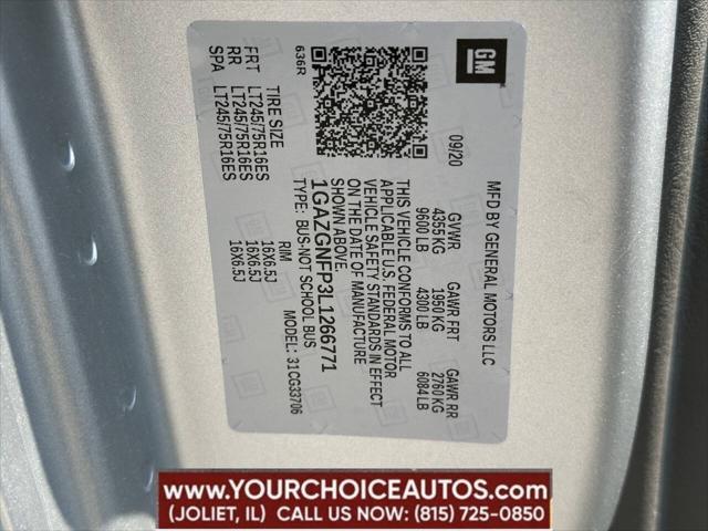 used 2020 Chevrolet Express 3500 car, priced at $24,977
