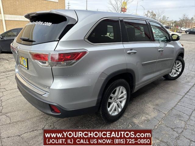 used 2015 Toyota Highlander car, priced at $13,477