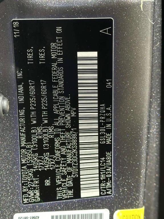 used 2019 Toyota Sienna car, priced at $21,523