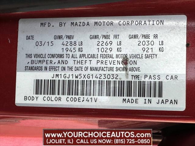used 2016 Mazda Mazda6 car, priced at $11,977