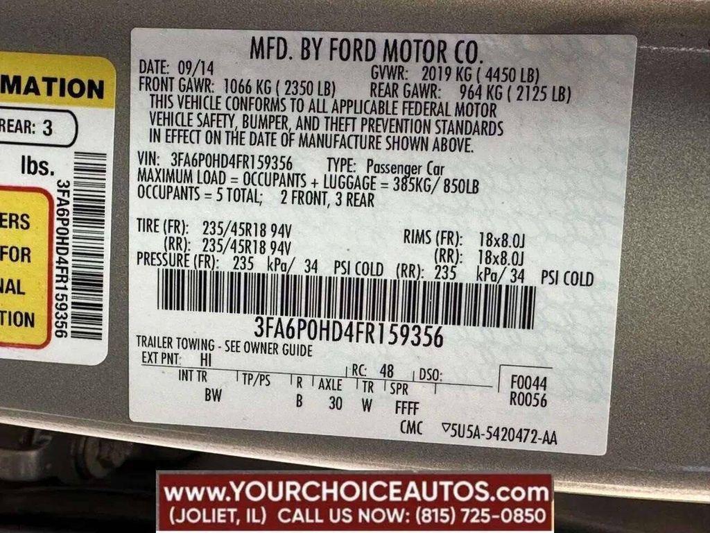 used 2015 Ford Fusion car, priced at $6,977