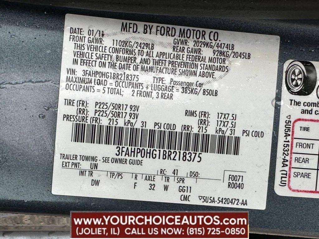 used 2011 Ford Fusion car, priced at $4,777