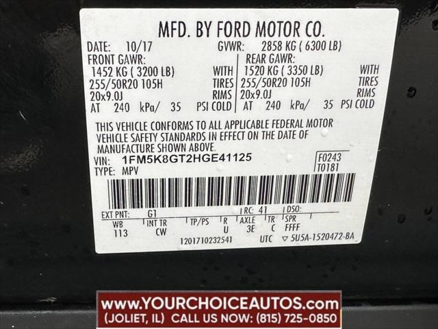 used 2017 Ford Explorer car, priced at $17,977