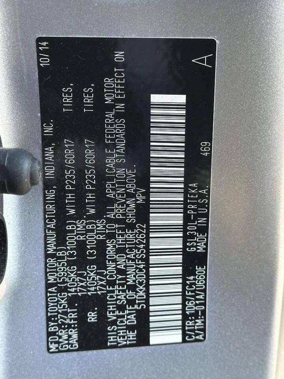 used 2015 Toyota Sienna car, priced at $12,870