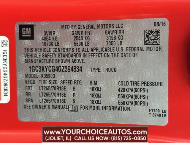 used 2016 Chevrolet Silverado 3500 car, priced at $23,977