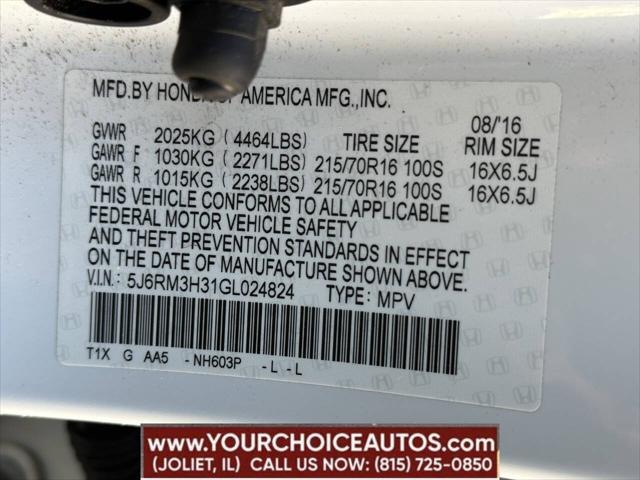 used 2016 Honda CR-V car, priced at $12,977