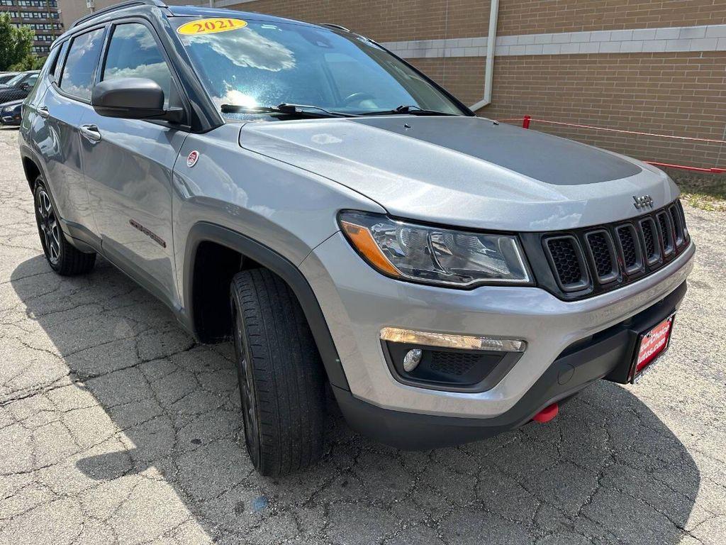 used 2021 Jeep Compass car, priced at $18,977