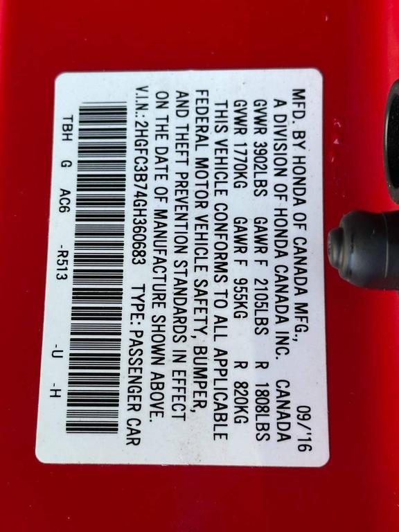 used 2016 Honda Civic car, priced at $11,977